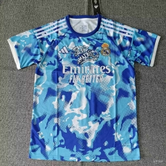 25-26 Special Edition Real Madrid Blue Flower Dots Thailand Soccer Jersey-512