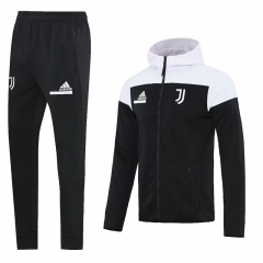 2025-26 Juventus FC Black&White Thailand Soccer Jacket Uniform(With Hats)-LH