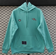 (S-3XL) Retro Small Embroidery Style Arsenal Green Thailand Tracksuit With Hat-CS