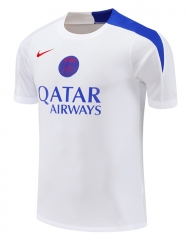 25-26 Paris SG White Thailand Training Soccer Top-418