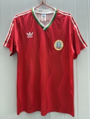 Retro Version 1986 Bulgaria Away Red Thailand Soccer Jersey AAA-503
