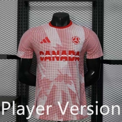 Player Version 2025-2026 World Cup Commemorative Edition Canada Red Thailand Soccer Jersey AAA-888