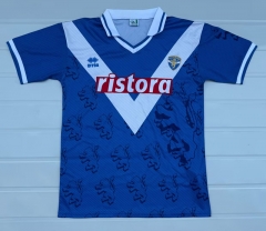 97-98 Retro Version Brescia Calcio Home Blue  Thailand Soccer Jersey AAA-503