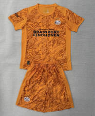 2025-26 PSV Eindhoven Goalkeeper Orange Soccer Uniform-AY
