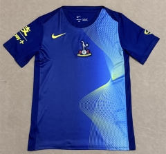 (S-4XL) 25-26 Tottenham Hotspur Blue Thailand Training Soccer Jersey AAA-4728