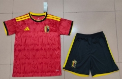 2026-27 Belgium Home Red Thailand Soccer Uniform -718