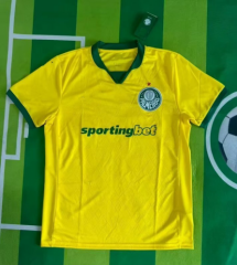 2025-2026  SE Palmeiras Home Yellow Thailand Soccer Jersey AAA