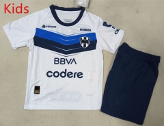 25-26 Monterrey Away White Kids/Youth Soccer Uniform-507