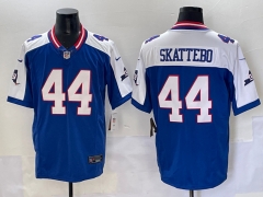 NFL New York Giants Retro Version 3rd Generation Blue&White #44 Jersey(Logo 2)-0840