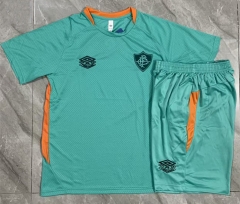 2025-2026 Fluminense de Feira Green Short-sleeved Thailand Soccer Tracksuit Uniform-815
