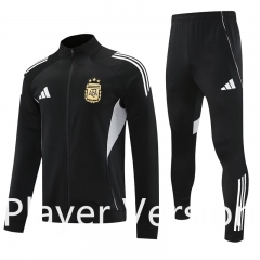 Player Version 25-26 Argentina Black Thailand Soccer Jacket Uniform-4627