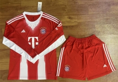 2025-2026 Bayern München Home Red LS Soccer Uniform-709