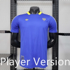 Player Version 2025-26 Casual Style Boca Juniors Blue Thailand Soccer Jersey AAA-888