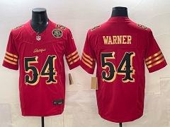NFL San Francisco 49ers 5th Generation Red #54 Jersey(Logo 1)-0840