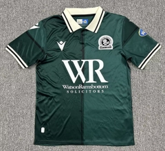 (s-4xl)2025-26 Blackburn Rovers Away Green Thailand Soccer Jersey AAA-512