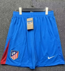 2025-26  Atletico Madrid 2nd Away Blue Thailand Soccer Shorts