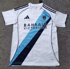 (S-4XL) 25-26 Paris FC Away White Thailand Soccer Jersey AAA-5378