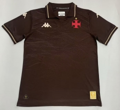 (S-4XL) 2025-26 CR Vasco da Gama 2nd Away Brown Thailand Soccer Jersey AAA-908