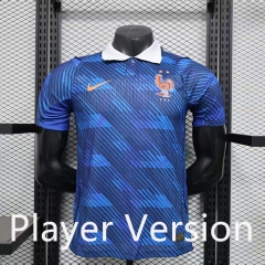 Player Version 26-27 France Home Blue Thailand Soccer Jersey AAA-888