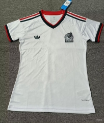 25-26 Mexico Away White Women Thailand Soccer Jersey AAA-5378