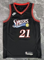 2026 Retro Version Philadelphia 76ers Black#21 NBA Jersey-311