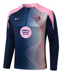 2025-26 Barcelona Royal Blue Thailand Soccer Tracksuit-815