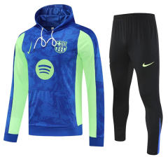 2025-26 Barcelona Blue Thailand Soccer Tracksuit With Hat-418