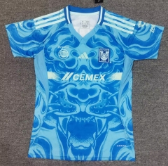 2025-26 Tigres UANL Away Blue Women Thailand Soccer Jersey AAA-5378