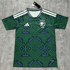 (S-4XL)2026-27 Saudi Arabia Home Green Thailand Soccer Jersey AAA-4506