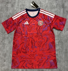 (S-4XL)2026-27 Costa Rica Home Red Thailand Soccer Jersey AAA(Embroidery Version)-4506