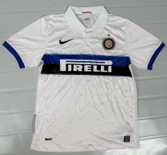 Retro Version 09-10 Inter Milan Away White Thailand Soccer Jersey AAA-503