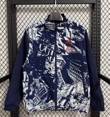 （s-3xl）2025-26 Bayern München Graffiti Version Blue Thailand Trench Coats-7209