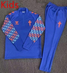2025-26 Celta de Vigo Blue Thailand Kids Tracksuit Uniform-4692