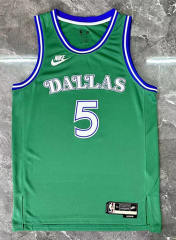 2026 Retro Verison Dallas Mavericks Green #5 NBA Jersey-311