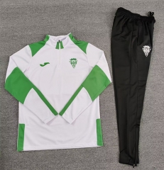 25-26 Córdoba White&Green Thailand Soccer Tracksuit-4692