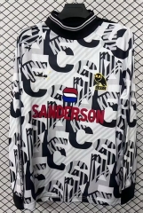 (S-4XL)Retro Version 1993 Sheffield Wednesday Goalkeeper White Thailand Soccer LS Jersey AAA-2044