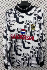 (S-4XL)Retro Version 1993 Sheffield Wednesday Goalkeeper White Thailand Soccer LS Jersey AAA-2044