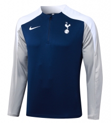 2025-26 Tottenham Hotspur Royal Blue Thailand Soccer Tracksuit Top-815