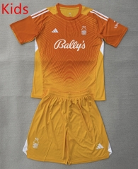 25-26 Nottingham Forest Goalkeeper Orange Kid/Youth Soccer Uniform-AY
