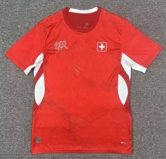 (S-4XL)26-27 Switzerland Home Red Thailand Soccer Jersey AAA-512