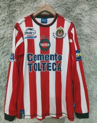 Retro Version 02-03 Chivas USA Home Red&White LS Thailand Soccer Jersey AAA-422