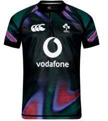 2025-26 Ireland Black  Rugby Shirt