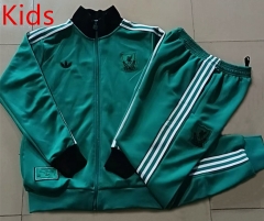 25-26 Liverpool Green Kids/Youth Thailand Soccer Jacket-815