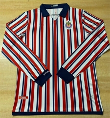 (S-3XL)Retro Version 2018  Chivas USA Red&White LS Thailand Soccer Jersey AAA-6895