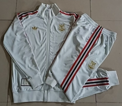 2025-26 Flamengo Light Gray Thailand Soccer Jacket Uniform-815