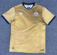 (S-4XL) 25-26 Tunisia Second Away Golden Thailand Soccer Jersey-512