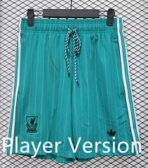 Player Version 25-26 Casual Style Liverpool Green Thailand Soccer Shorts-888