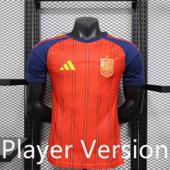 Player Version 2026-27 Spain Home Red Thailand Soccer Jersey AAA-888