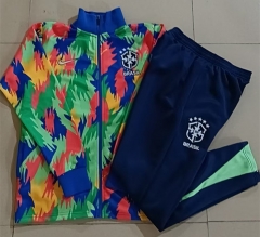 2025-2026 Brazil Camouflage Thailand Soccer Jacket Uniform-815
