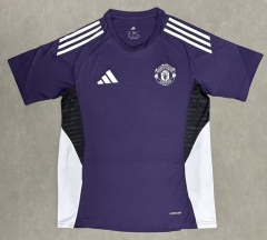 （s-4xl）2025-26 Manchester United Purple Thailand Soccer Training Jersey-4728